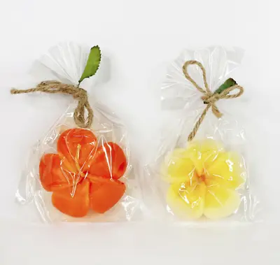 Two Scented World Market Floating Flower Candles Sealed/orchid Orange Yellow New • $19.98