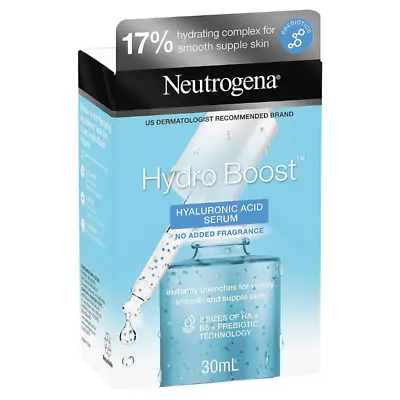 Neutrogena Hydro Boost Hyaluronic Acid Serum 30ml - Visibly Smooth & Supple Skin • $22