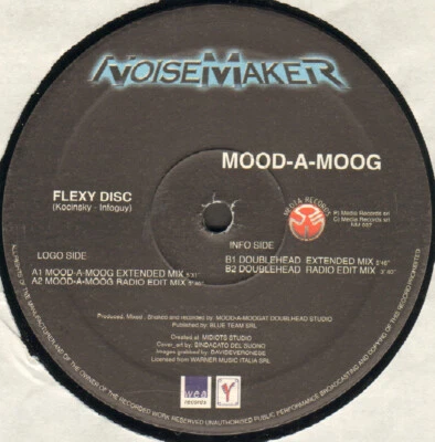 $52.23 • Buy Mood-a-Moog ‎– Flexy Disc - Noisemaker ‎– NM 037 - Italy 2002