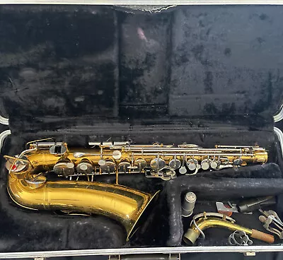 Vintage Selmer Original Bundy Alto Saxaphone In Original Case • $149.99