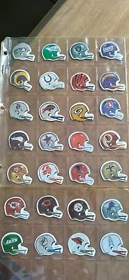 70's NFL Sports Board Team Magnets 28 Helmet Set 🏈 Album Kept RARE No Board • $179.99