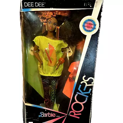 Vintage 1985 Barbie & The Rockers Dee Dee African American Doll NRFB NIB 🎸 • $99