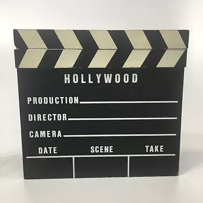 Movie Clapper Board Hollywood Director Film Slate Cut Action Scene Prop Video • $22.24