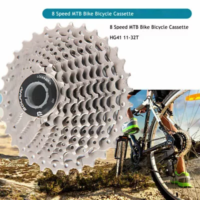 MTB Bike 8 Speed 11-32T Cassette Part For Mountain Bikes Road Bicycle AU • $21.39