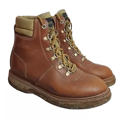Mens 8 Hodgman Classic Brown Boots Wading Fly Fishing Boots Felt Sole • $27.99