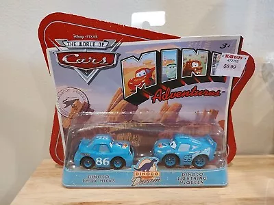 Disney Pixar Cars Mini Adventures Dinoco Chick Hicks & Dinoco Lightning McQueen • $11.40