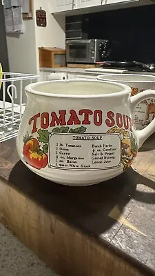 Vintage Retro Soup Mugs/Cups • $9.95