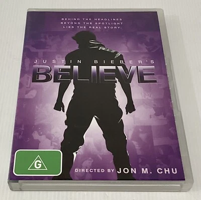$6.90 • Buy Justin Bieber's Believe DVD Region 4 Free Post