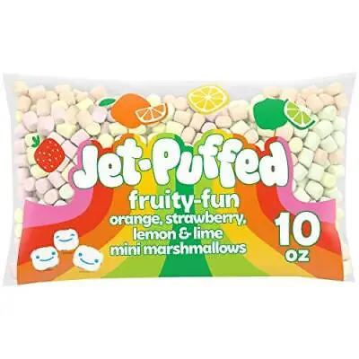 Jet-Puffed Fruity-Fun Marshmallows (Orange Strawberry Lemon & Lime Mini • $9.29