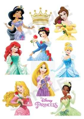 £3.89 • Buy TOP QUALITY🍰 DISNEY PRINCESSES🍰  Edible Cake Cupcake Toppers Icing 