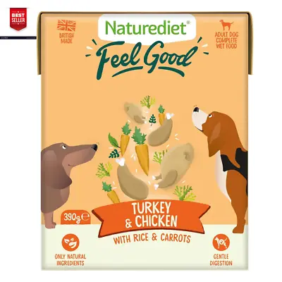 Feel Good Wet Dog Food Natural And Nutritionally Balanced Chicken (Pack Of 18) • £16.95