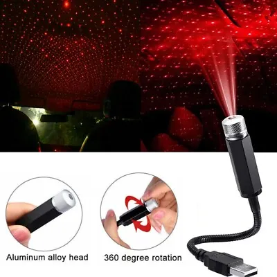 USB Car Accessories Interior Atmosphere Star Sky Lamp Ambient Night Light Decor • $6.49