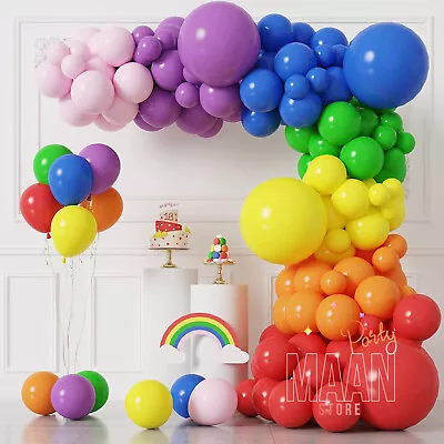 Balloon Arch Kit +Balloons Garland Birthday Wedding Party Baby Shower Decor UK.. • £8.89