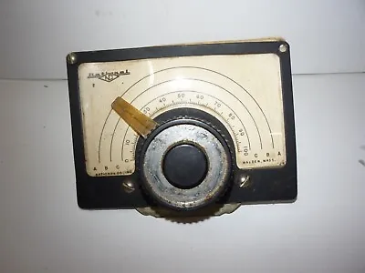 National Radio Vernier  Dial + Knob And Bezel  0-100 From Ham Radio Estate • $67.50