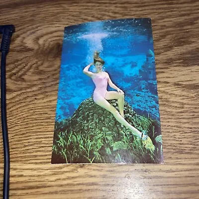 Weeki Wachee Mermaid In Catalina  Bathing Suit Florida-Vintage Postcard • $3.99