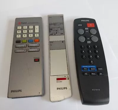 Philips Remote Controls X 3 Dvd Player Tv • $20