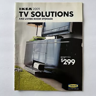 IKEA USA TV Solutions Catalog 2009 Scandinavian Home Furnishing Furniture Design • $15