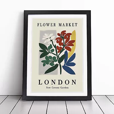 London Flower Market Exhibition No.3 Wall Art Print Framed Canvas Picture Poster • £34.95