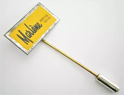 $6.87 • Buy V922) Vintage Marlene Hair Setting Spray Tie Lapel Pin Badge