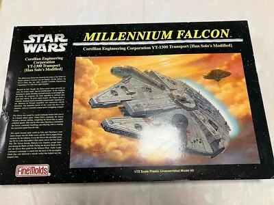 STARWARS Fine Molds Millennium Falcon 1/72 Spacecraft Plastic Model Kit Used • $245