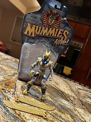 Vintage 1997 Hasbro Mummies Alive Hunter Ja Kal 5” Mummy Figure Near Complete • $50