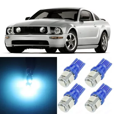 9 X ICE Blue Interior LED Lights Package For 2005 - 2009 Ford Mustang +TOOL • $10.99