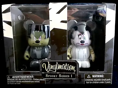 Disney 3  Vinylmation Spooky Series 1 Mickey/Minnie Mouse Halloween Figures~NEW! • $30