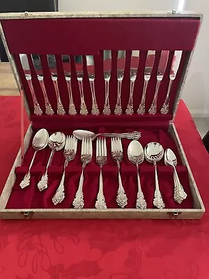 Vintage Stainless Steel Cutlery Set. • $180