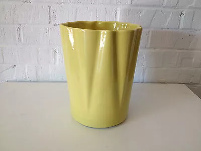Vintage Mid Cent Alamo Pottery San Antonio Texas Yellow Glaze Flower Pot/Vase • $65
