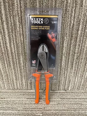 Klein Tools 2288RINS Diagonal Cutting Pliers Insulated High Leverage 8-Inch • $29.99