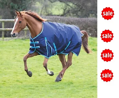 TURNOUT RUG 0G Light Weight Bridleway Ontario Standard Neck Horse Rug SALE • £32.95