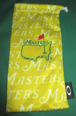Oakley The Masters Augusta Georgia Microfiber Bag Pin Flag Sunglasses Storage • $49.99