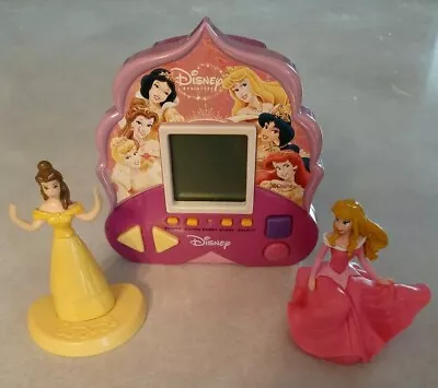 Disney Princess Electronic Handheld Game With Aurora & Belle Figurines. • $7.99