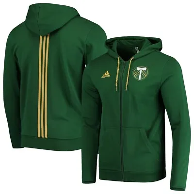 Adidas MLS Portland Timbers Travel Jacket Green/Gold   • $34.99
