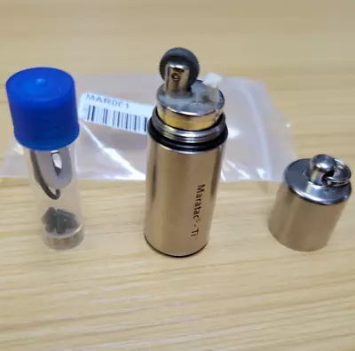 Maratac Peanut XL Lighter Use As A Waterproof Capsule Titanium Construction R001 • $57.59