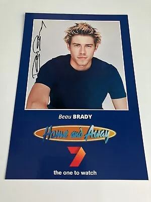 BEAU BRADY *Noah Lawson* Signed HOME And AWAY Cast Fan Card NEW • £9.99