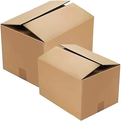 £6.89 • Buy Cardboard Boxes Single Wall Packing House Removals Storage Mailing 6  X 6  X 6 