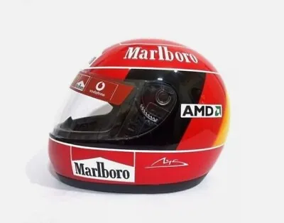 Michael Schumacher Full Helmet 2005 1/1 Handmade Ferrari F-1 F1 Caschi No Spark • $496.10