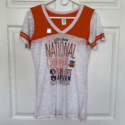 Auburn VNeck Women’s Large Tshirt 2014 Vizio BCS National Championship Pasadena • $22.40