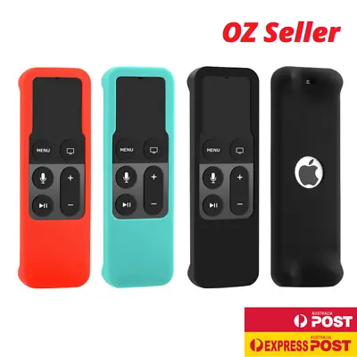 $6.95 • Buy For Apple TV (4th Gen)  Remote Controller Anti Dust Silicone Case Cover Skin AU