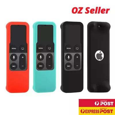 $6.95 • Buy For Apple TV (4th Gen)  Remote Controller Anti Dust Silicone Case Cover Skin AU