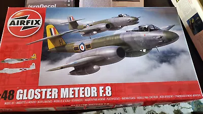 Airfix 1/48 Gloster Meteor F.8 Kit With Extra IsraDecal Decals • $55