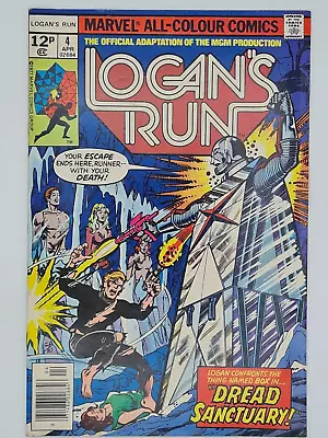 Logans Run #4 1977 Marvel Comics Pence Variant • £5.95