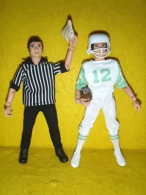 1972 Vintage Mego Action Jackson In Jets Football Uniform Namath & Referee Lot • $59.99