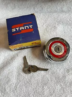 Vintage Nos Stant G-93e Chrome Locking Gas Fuel Cap Non-vented • $19.95