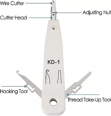 Punch Down Impact Tool Krone Style IDC Network Terminal Blocks RJ45 CAT5 RJ11 • $19.99