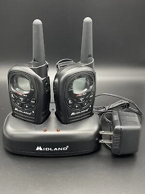 Midland X-Tra Talk Walkie Talkies LXT500PA Set With Charger 18CVP6-REV • $14.95