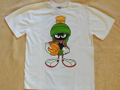 Marvin The Martian Vintage TShirt 1993 Warner Bros Size 14 Basketball LOONATIC • $110