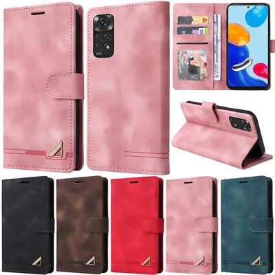 Retro Wallet Leather Flip Case Cover For Xiaomi 12T Redmi A1 12C Note 11 12 Pro • $13.54