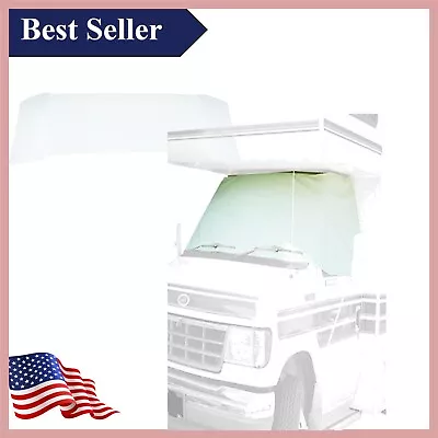 Easy On/Off Magnetic RV Windshield Cover For Class C Motorhomes - White Vinyl • $136.99